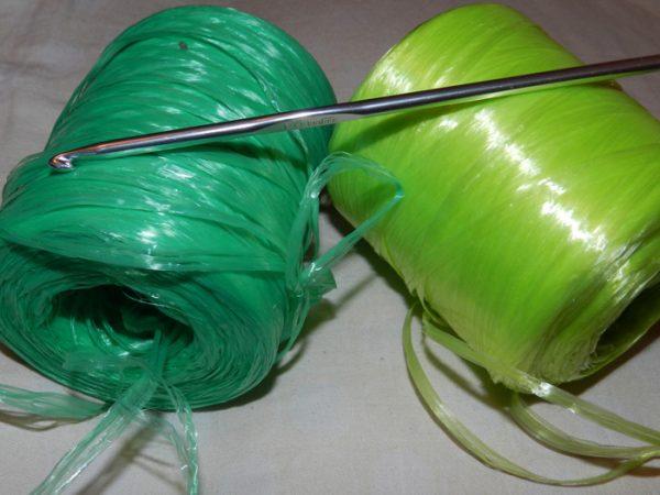 Материалы для вязания мочалок