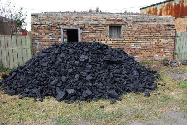 Хранение угля