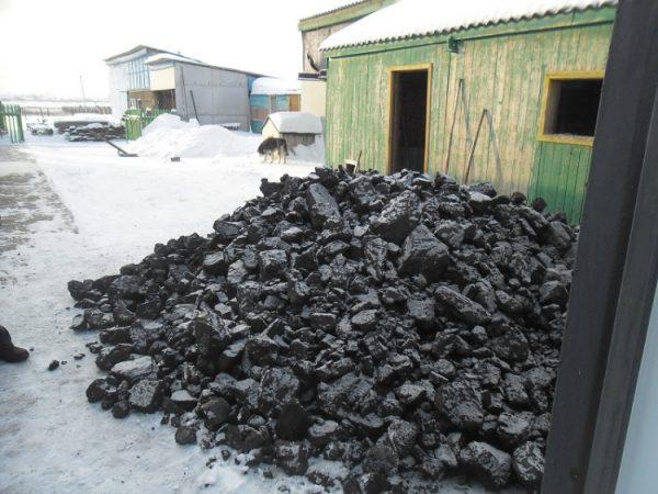 Хранение угля