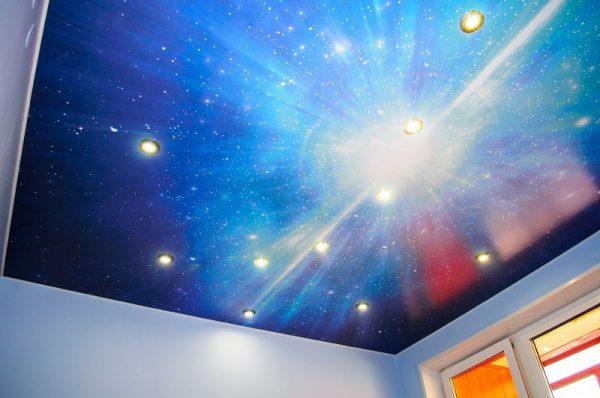 Потолок «звёздное небо»